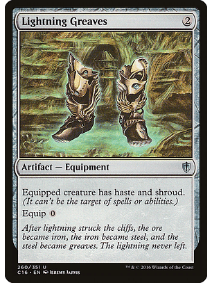 Lightning Greaves | Español | EX | C16