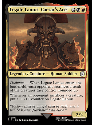 Legate Lanius, Caesar's Ace | Inglés | NM | PIP