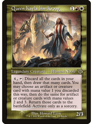 Queen Kayla bin-Kroog (Retro Frame foil) | Inglés | NM | BRO
