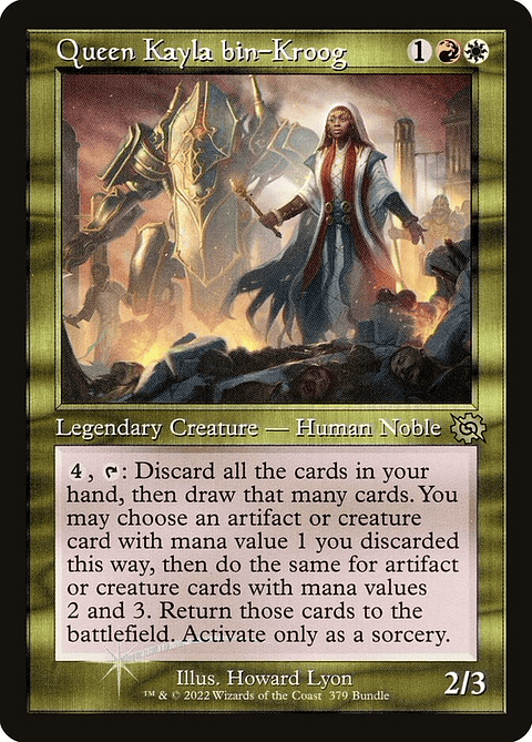Queen Kayla bin-Kroog (Retro Frame foil) | Inglés | NM | BRO