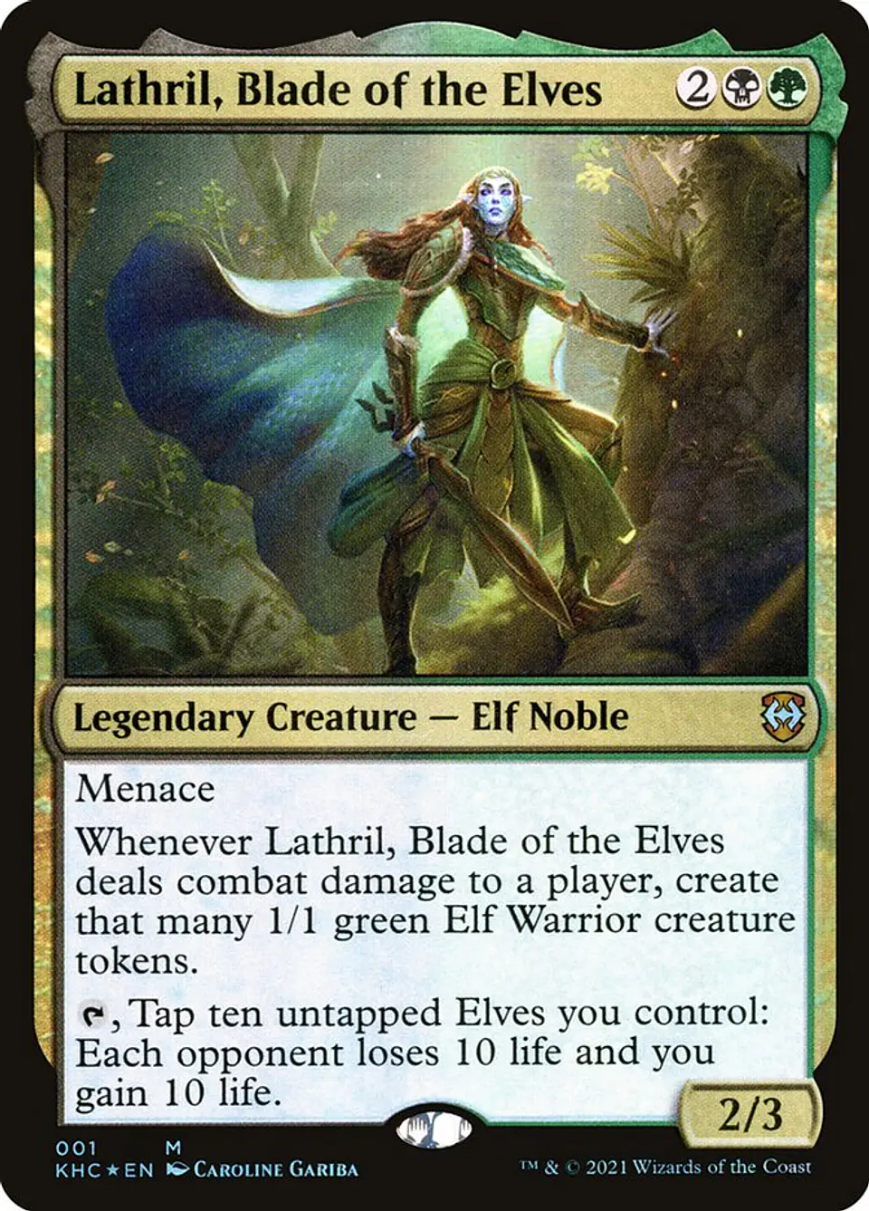Lathril, Blade of the Elves (foil) | Inglés | NM | KHC 1