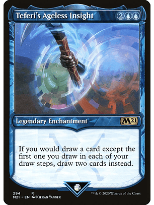 Teferi's Ageless Insight (Showcase foil) | Inglés | EX | M21