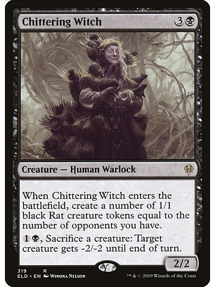 Chittering Witch | Inglés | HP | ELD