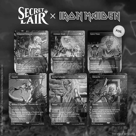 (Agotado) Secret Lair x Iron Maiden: Album Art EN Foil Edition