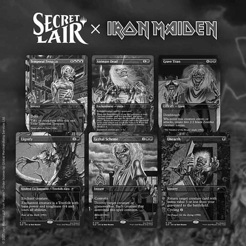  (Agotado) Secret Lair x Iron Maiden: Album Art EN Non-Foil Edition
