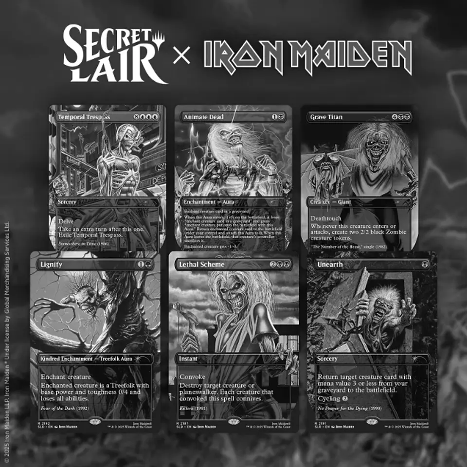 (Agotado) Secret Lair x Iron Maiden: Album Art EN Non-Foil Edition 1