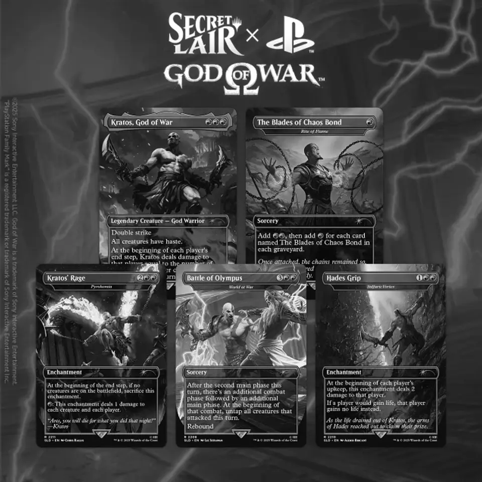 (Agotado) Secret Lair x God of War: Greek EN Non-Foil Edition 1