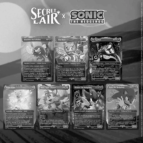 (Agotado) Secret Lair x SONIC: Friends & Foes EN Non-Foil Edition