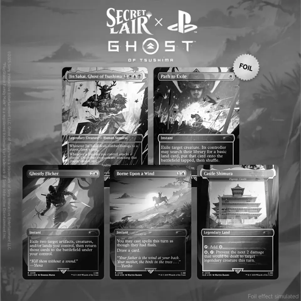 (Agotado) Secret Lair x Ghost of Tsushima EN Foil Edition 1