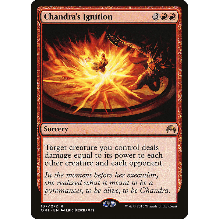 Chandra's Ignition | Español | NM | ORI 1