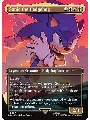 Sonic the Hedgehog (Borderless) | Inglés | NM | SLD