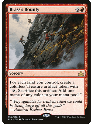 Brass's Bounty | Inglés | NM | RIX