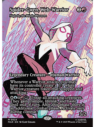 Najeela, the Blade-Blossom (Borderless) | Inglés | NM | MAR