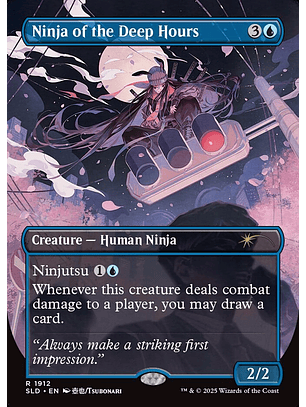 Ninja of the Deep Hours (Borderless foil) | Inglés | NM | SLD