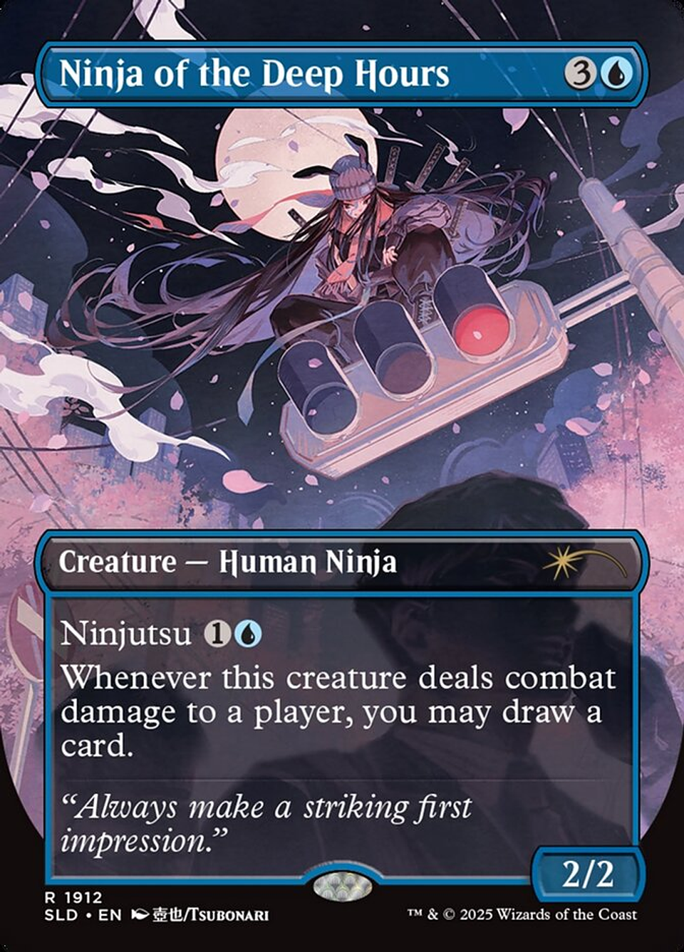 Ninja of the Deep Hours (Borderless foil) | Inglés | NM | SLD 1