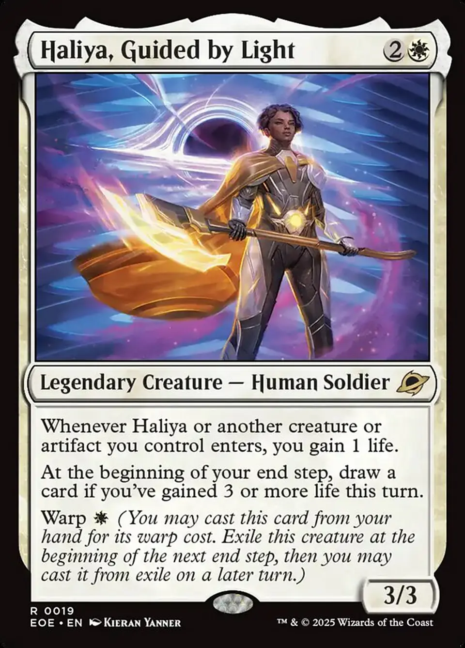 Haliya, Guided by Light (foil) | Inglés | NM | EOE 1