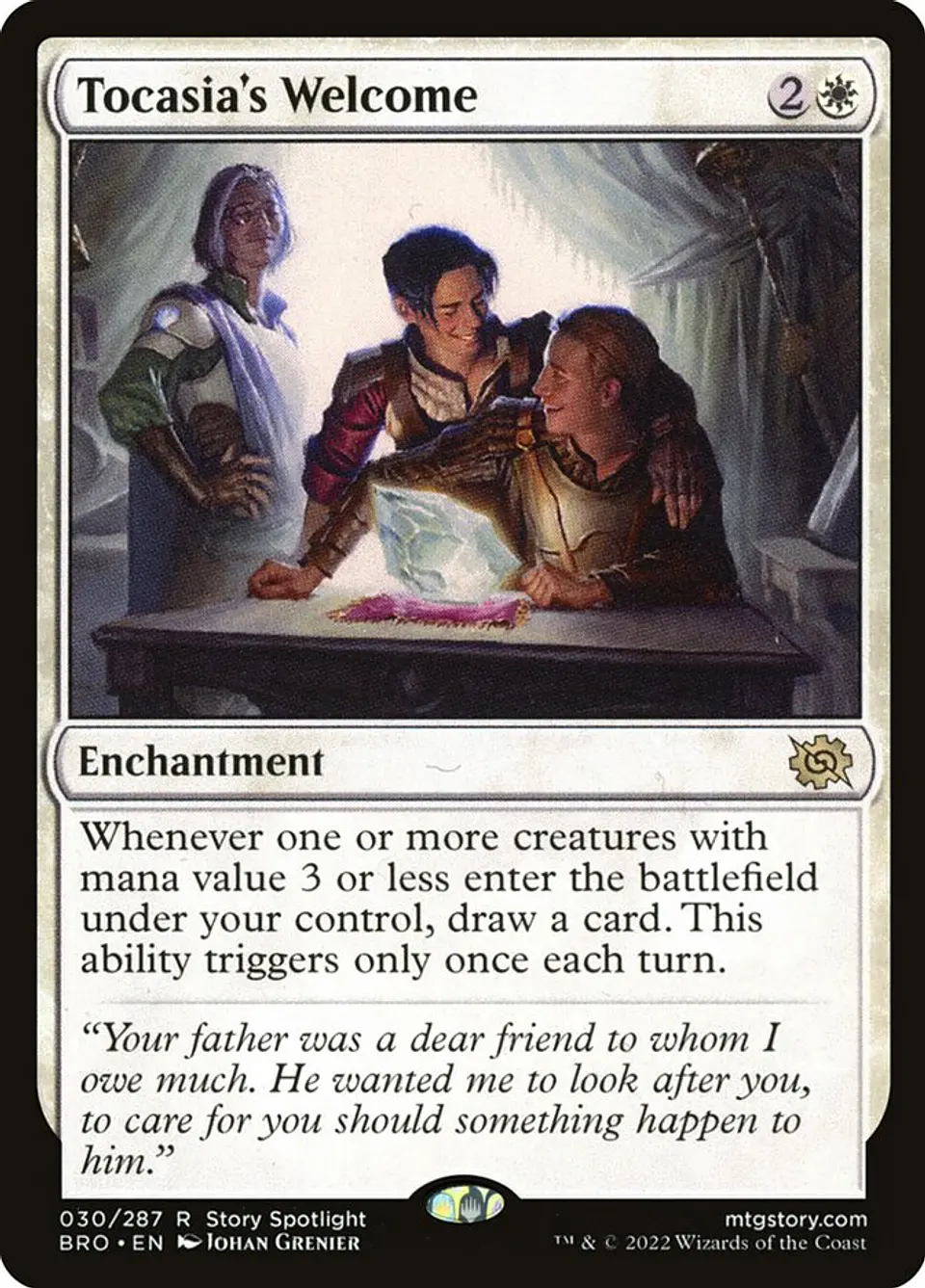 Tocasia's Welcome | Inglés | NM | BRO 1