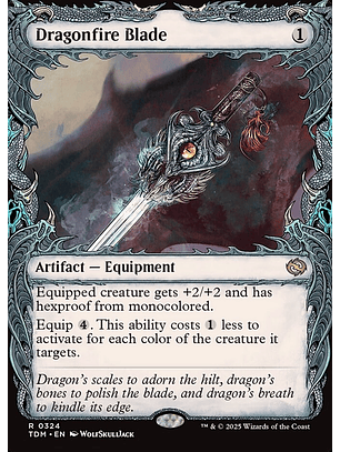 Dragonfire Blade (Showcase foil) | Inglés | NM | TDM