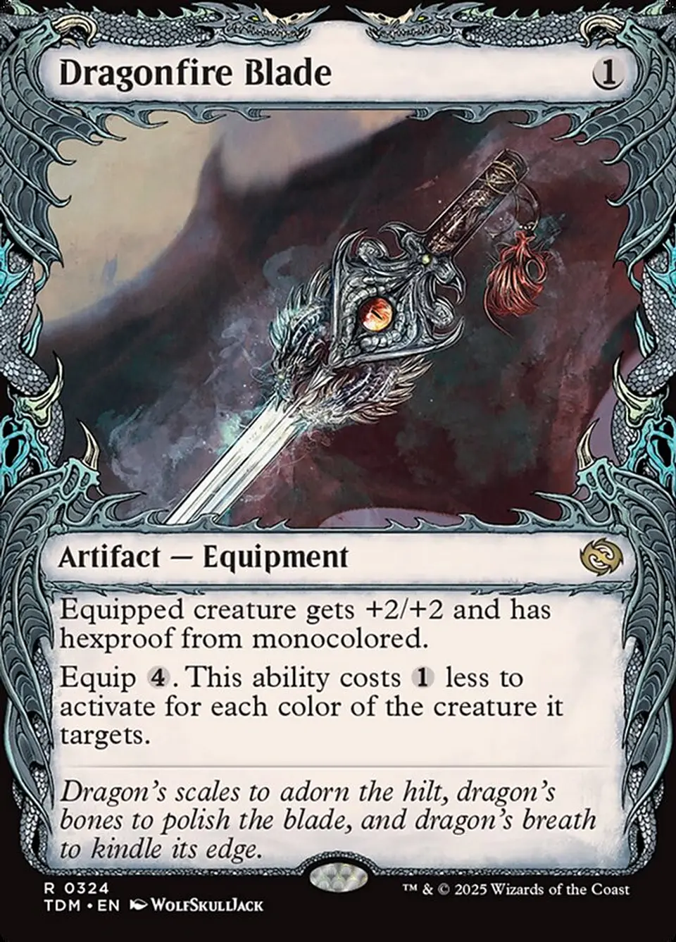 Dragonfire Blade (Showcase foil) | Inglés | NM | TDM 1