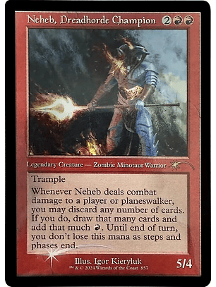Neheb, Dreadhorde Champion (Retro Frame foil) | Inglés | NM | SLD