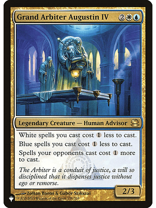 Grand Arbiter Augustin IV | Inglés | EX | PLST