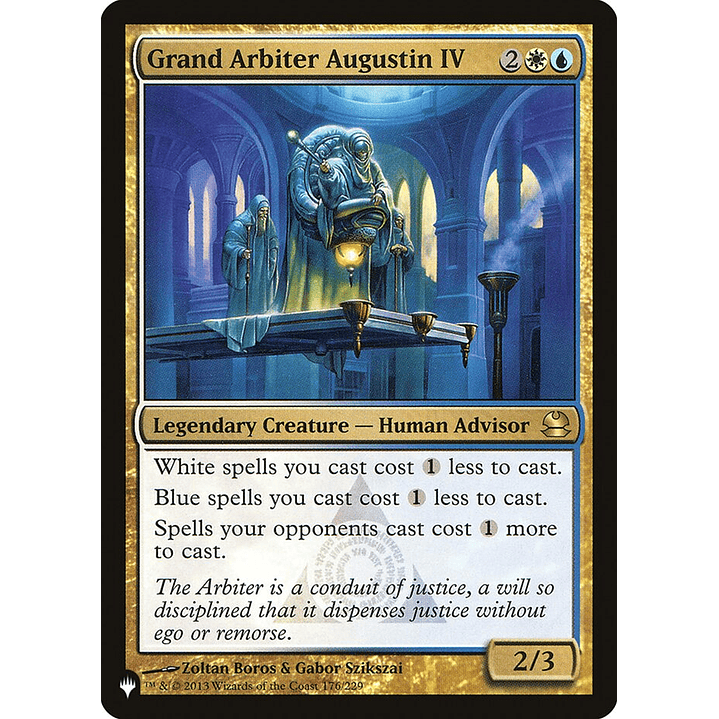 Grand Arbiter Augustin IV | Inglés | EX | PLST 1