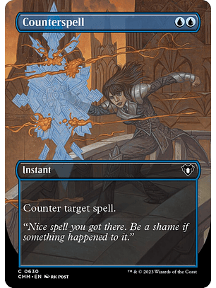 Counterspell (Borderless foil) | Inglés | NM | CMM