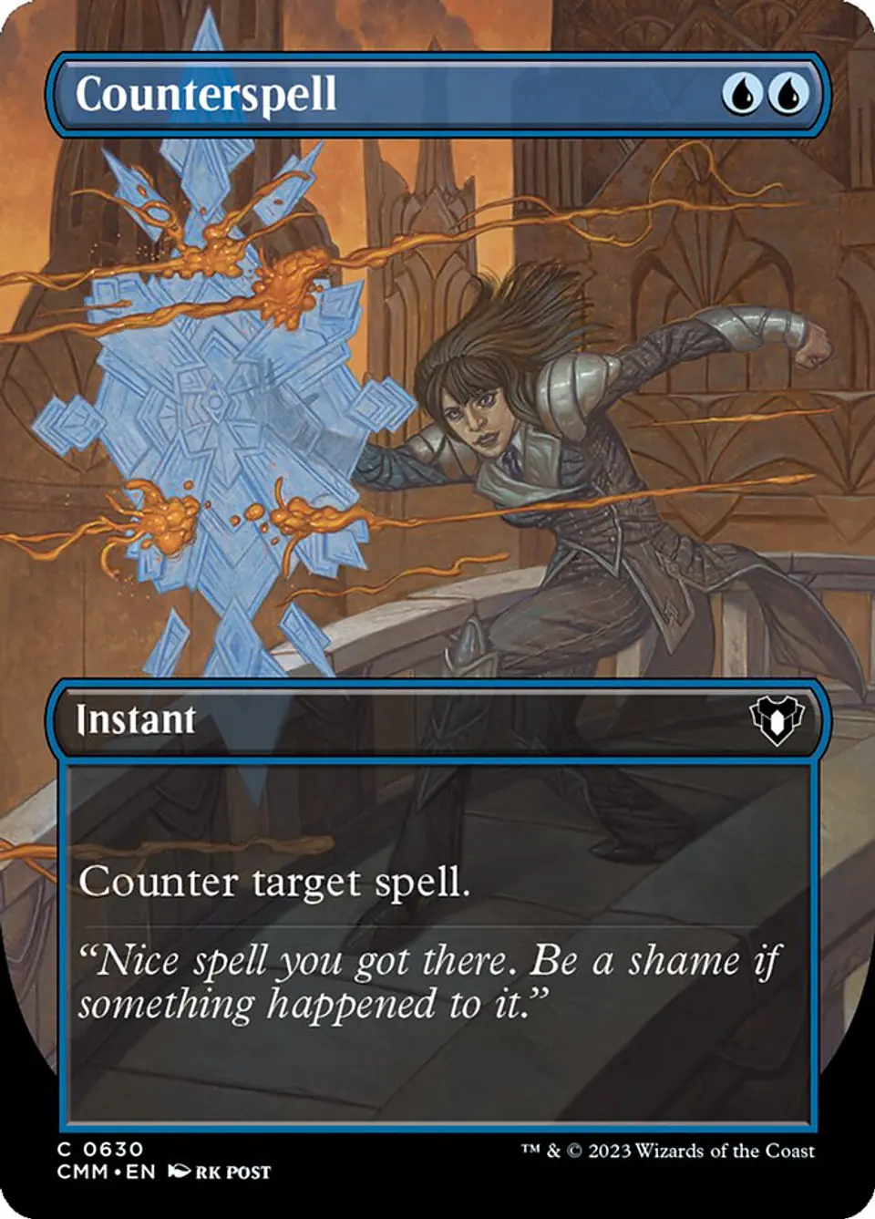 Counterspell (Borderless foil) | Inglés | NM | CMM 1