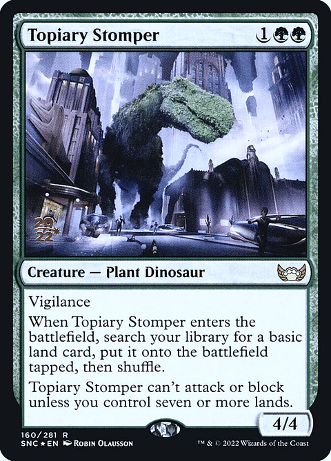 Topiary Stomper (Launch foil) | Inglés | NM | PSNC
