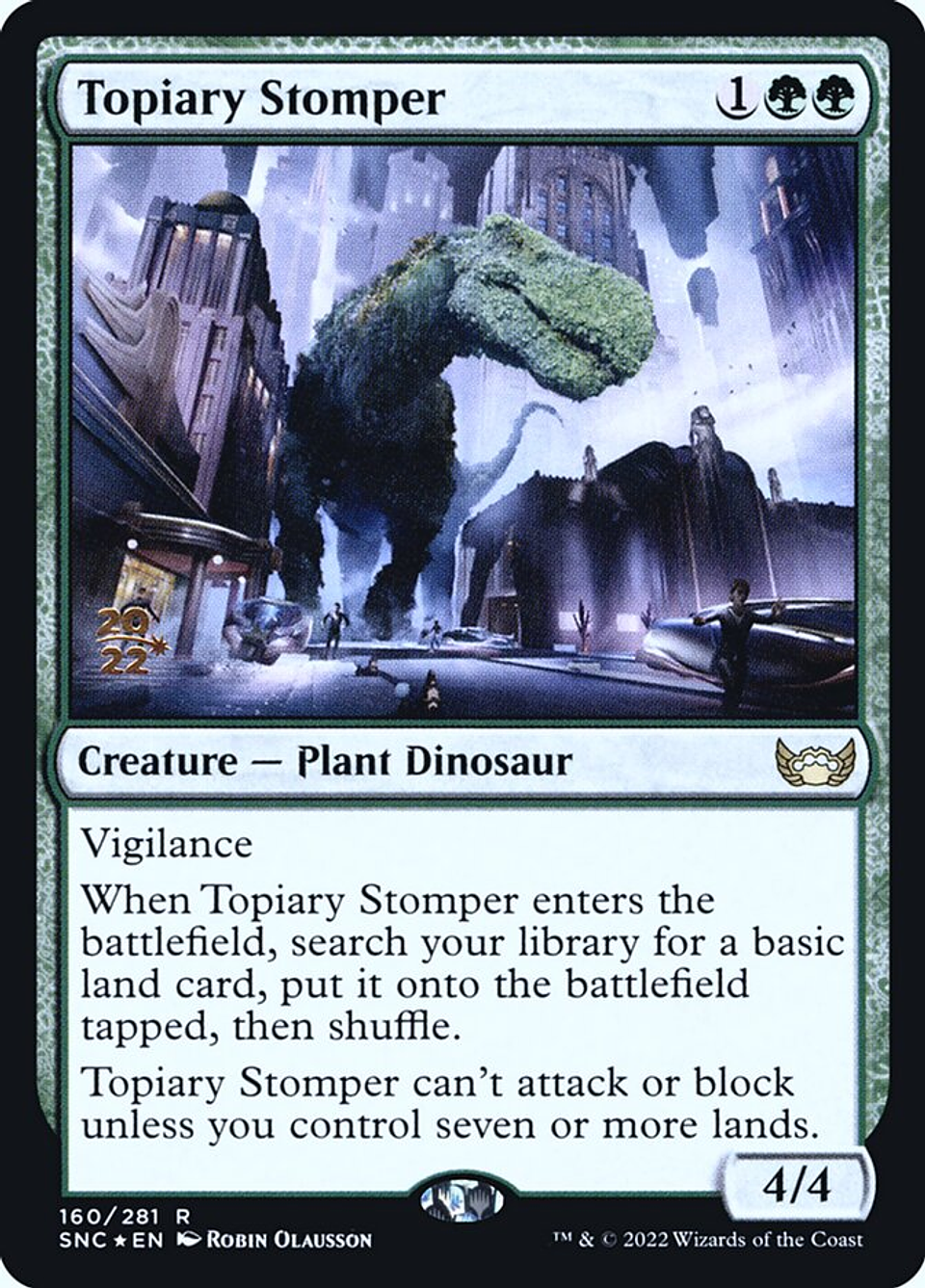 Topiary Stomper (Launch foil) | Inglés | NM | PSNC 1