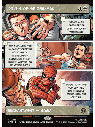 Origin of Spider-Man (Showcase foil) | Inglés | NM | SPM