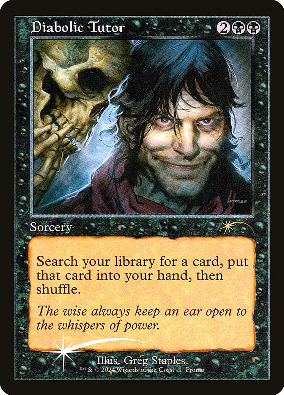 Diabolic Tutor (Retro Frame foil) | Español | NM | PW24 1