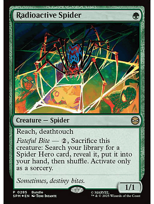 Radioactive Spider (foil) | Inglés | NM | SPM