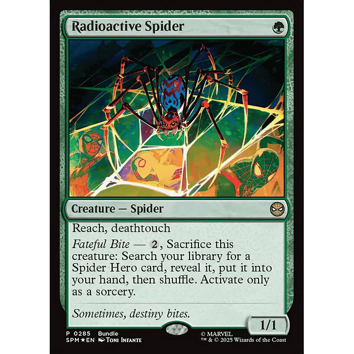 Radioactive Spider (foil) | Inglés | NM | SPM 1