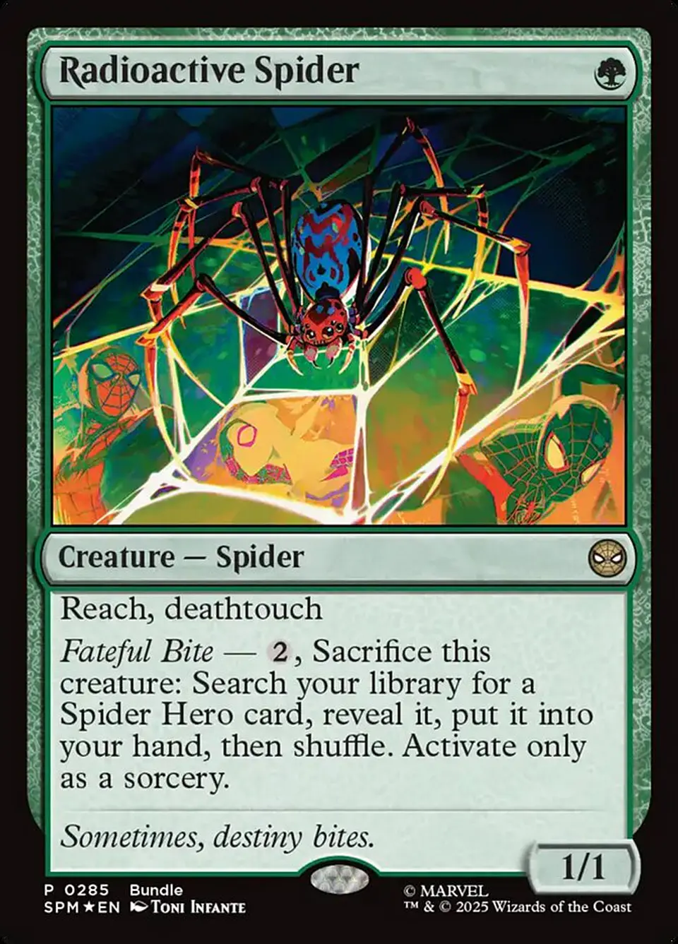 Radioactive Spider (foil) | Inglés | NM | SPM 1