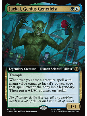 Jackal, Genius Geneticist (Extended Art foil) | Inglés | NM | SPM