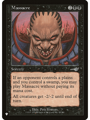 Massacre (Retro Frame) | Inglés | NM | PLST