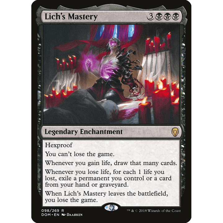 Lich's Mastery | Inglés | NM | DOM 1