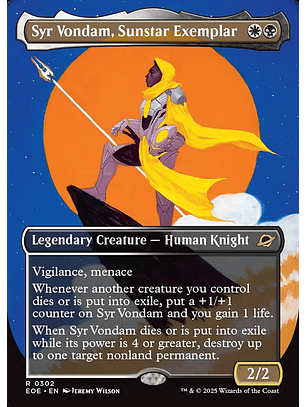 Syr Vondam, Sunstar Exemplar (Borderless) | Español | NM | EOE