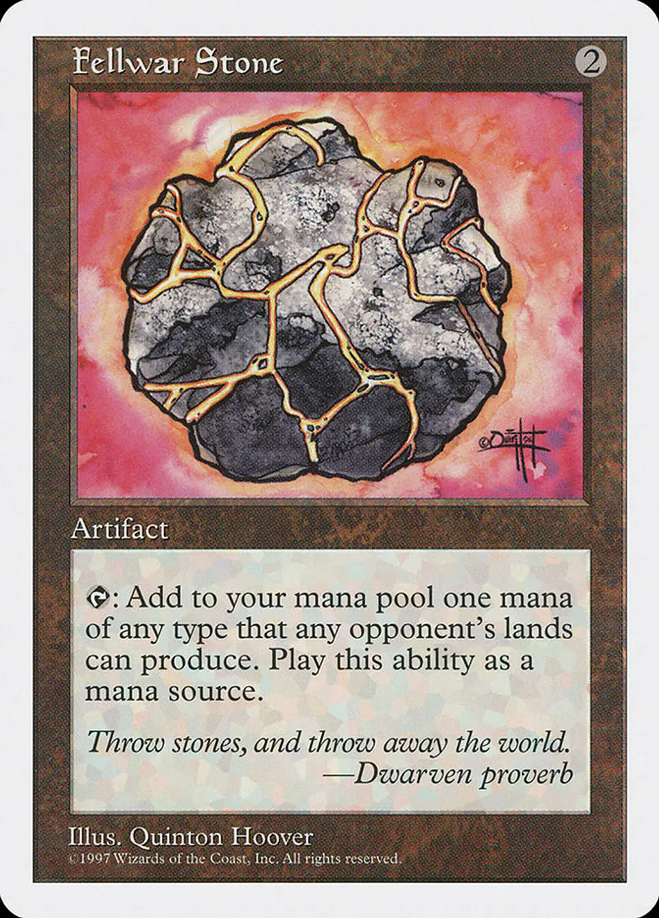 Fellwar Stone (Retro Frame) | Español | NM | 5ED 1