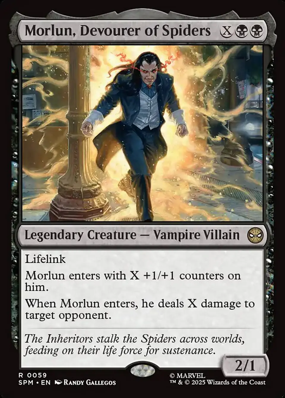 Morlun, Devourer of Spiders | Inglés | NM | SPM 1