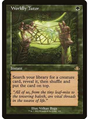 Worldly Tutor (Retro Frame) | Inglés | NM | DMR