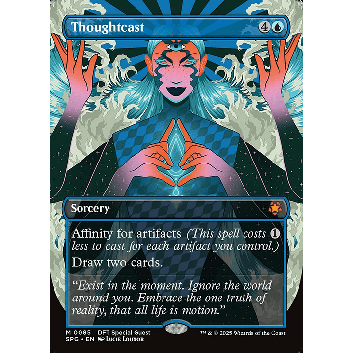 Thoughtcast (Borderless foil) | Inglés | NM | SPG 1