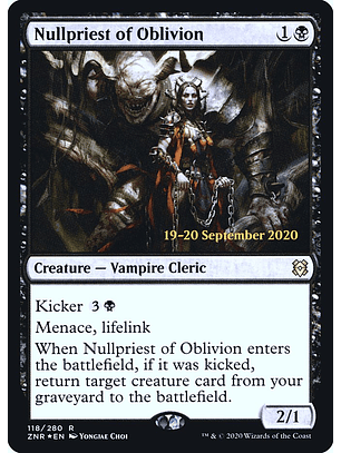 Nullpriest of Oblivion (Launch foil) | Español | NM | PZNR