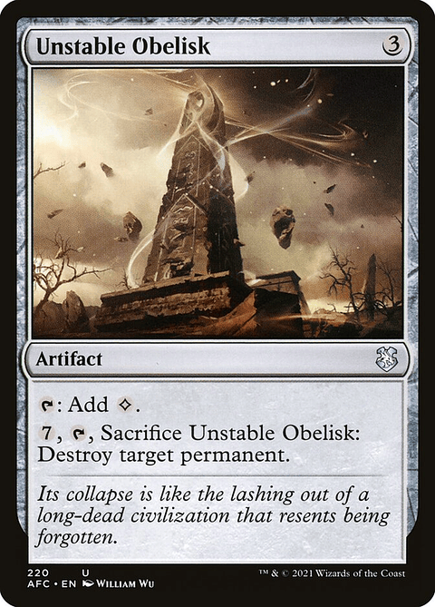 Unstable Obelisk | Inglés | NM | AFC