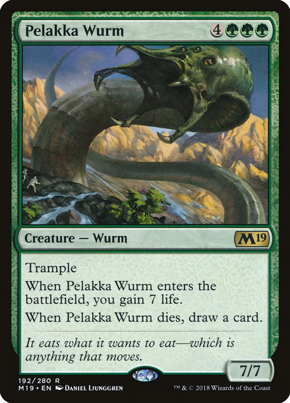 Pelakka Wurm | Español | NM | M19 1
