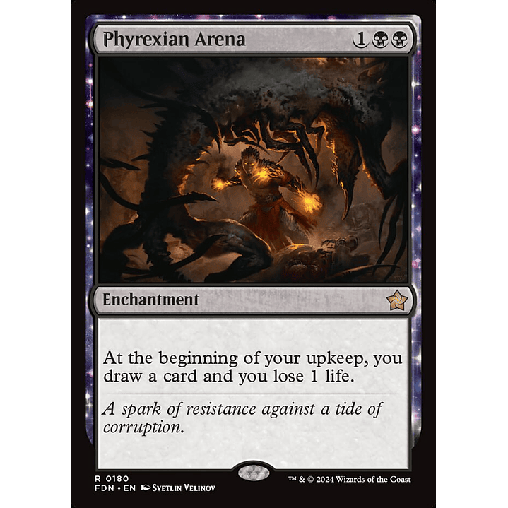 Phyrexian Arena | Inglés | NM | FDN 1