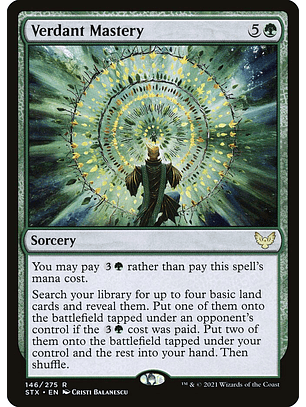 Verdant Mastery | Español | NM | STX