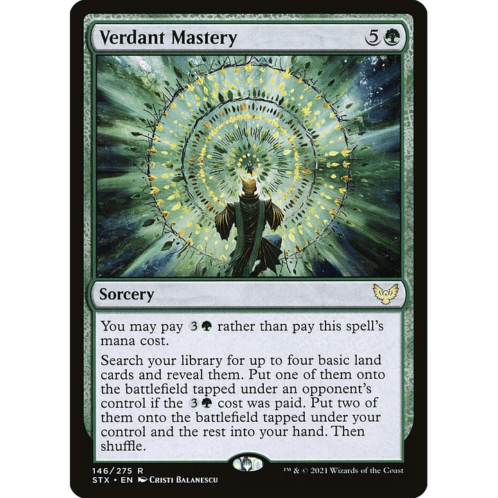 Verdant Mastery | Español | NM | STX 1