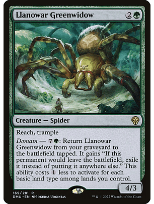 Llanowar Greenwidow | Español | NM | DMU
